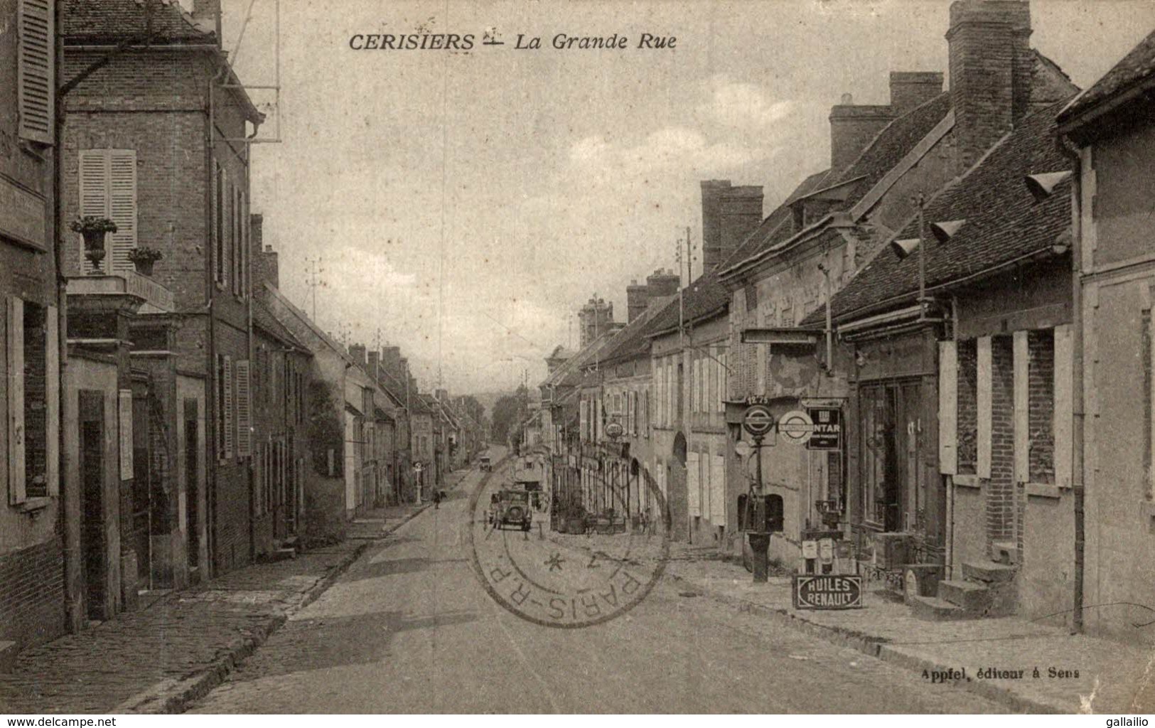 CERISIERS LA GRANDE RUE - Cerisiers