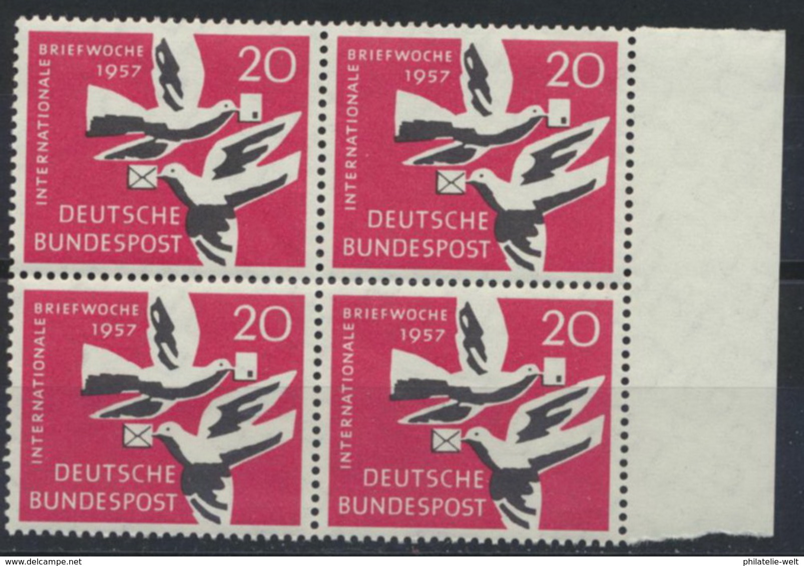 BRD 4x276 Seitenrandblock ** Postfrisch - Ungebraucht