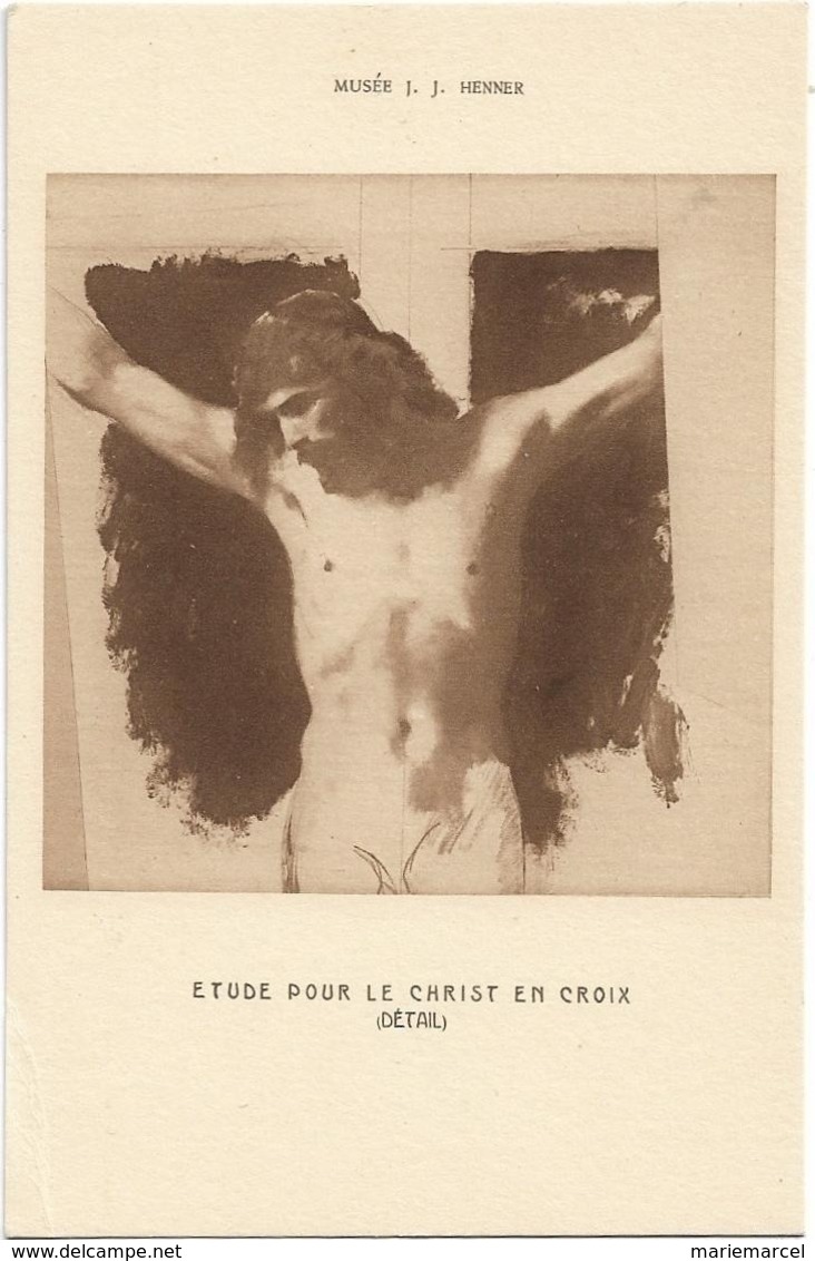 MUSEE J.J. HENNER - ETUDE POUR LE CHRIST EN CROIX (DETAIL) - Musées