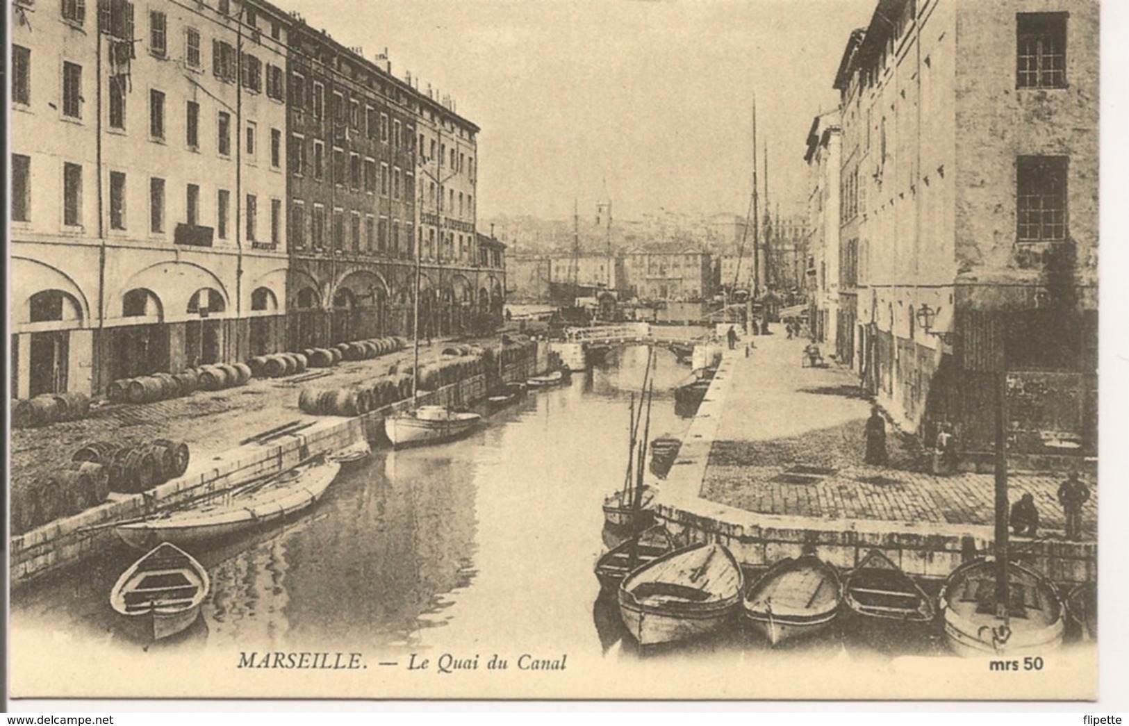 L60A527 - En 1900 -  Reproduction - Marseille - Le Quai Du Canal - Non Classificati