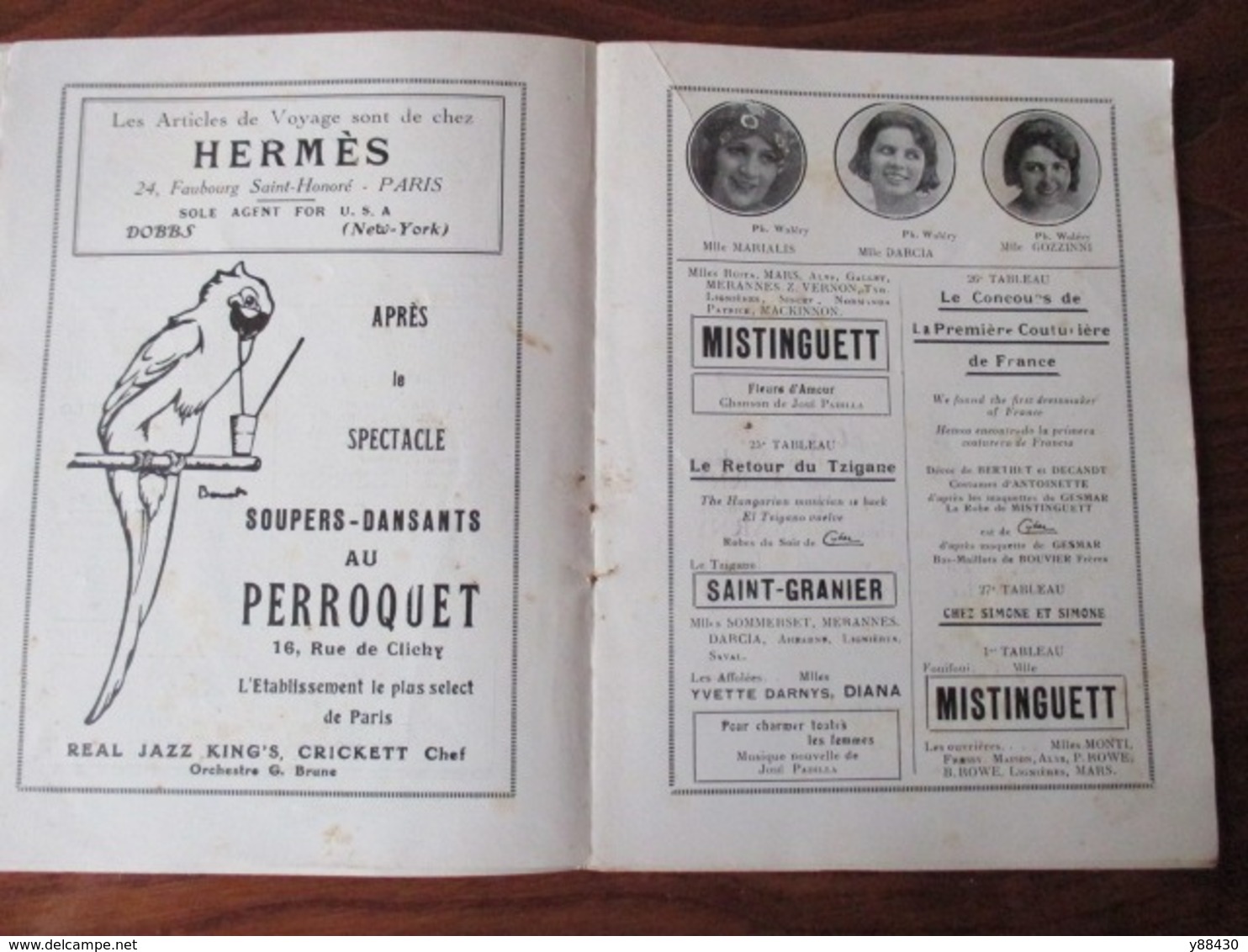 CASINO DE PARIS . Programme Revue saison 1924/1925 - Affiche de Charles Gesmar - Très belles PUB - 52 pages - 28 photos