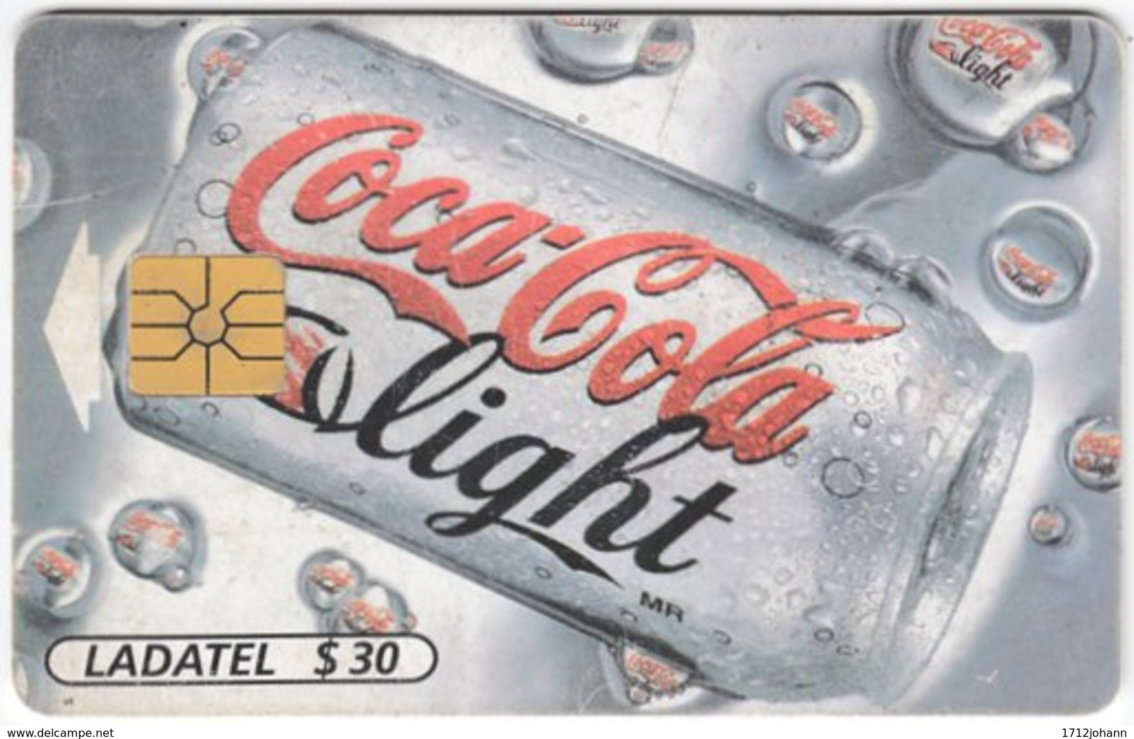 MEXICO A-982 Chip Telmex - Advertising, Drink, Coca Cola - Used - México