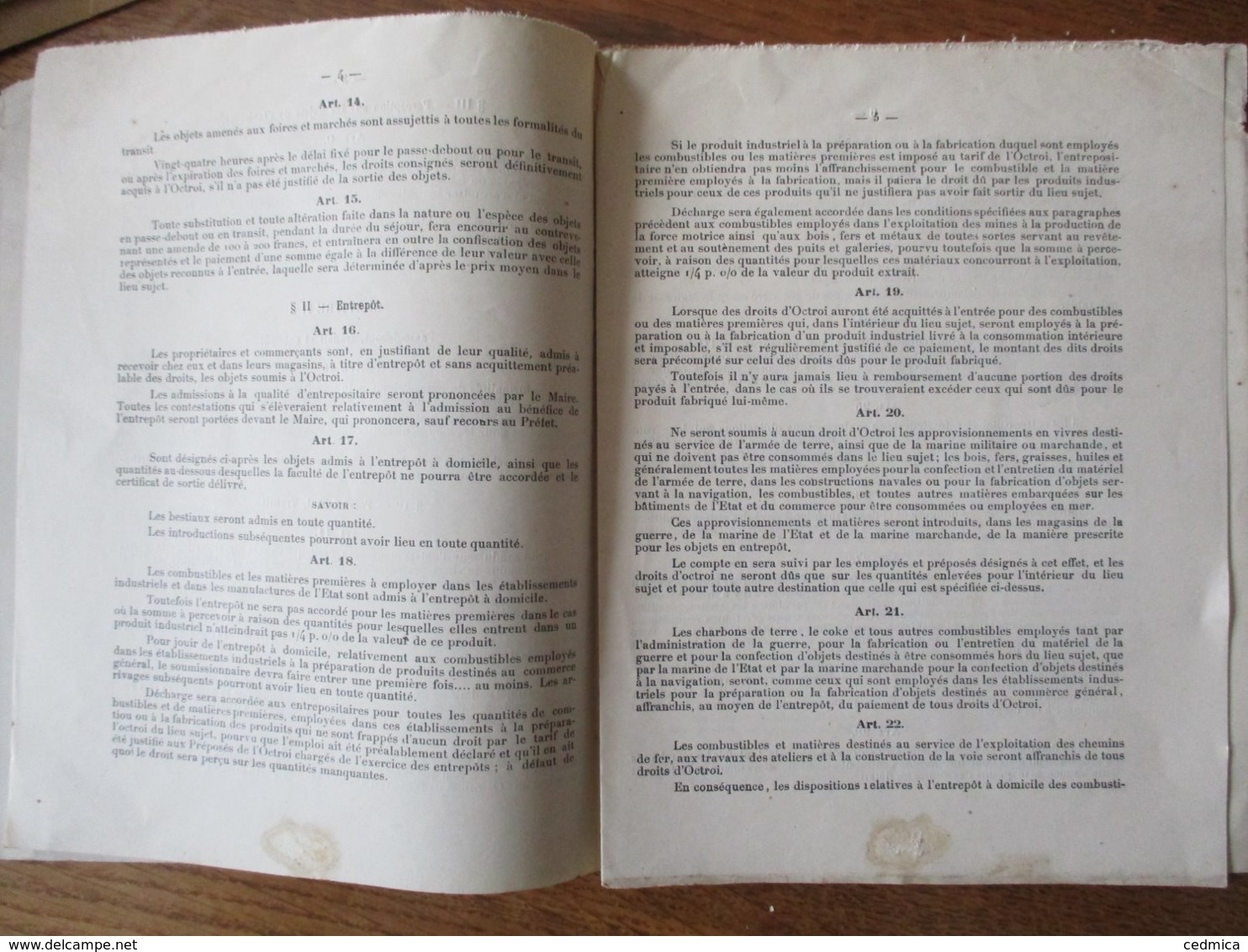 LANDRECIES REGLEMENT DE L'OCTROI DE LA COMMUNE 30 NOVEMBRE 1901 ARTICLES ADDITIONNELS 1 A 15 SUR LA BIERE - Documents Historiques