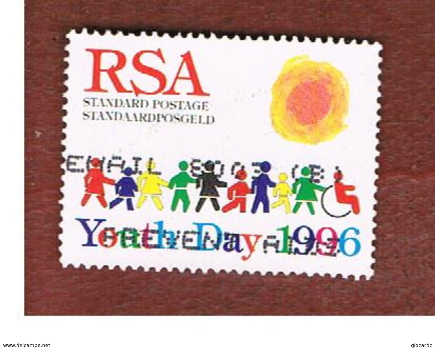 SUD AFRICA (SOUTH AFRICA) - SG 911 - 1996  YOUTH DAY  - USED - Usati