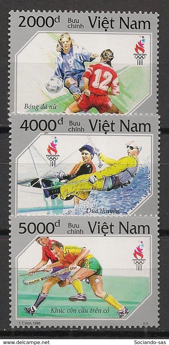 Vietnam - 1996 - N°Yv. 1644 à 1646 - Olympics / Atlanta - Neuf Luxe ** / MNH / Postfrisch - Vietnam