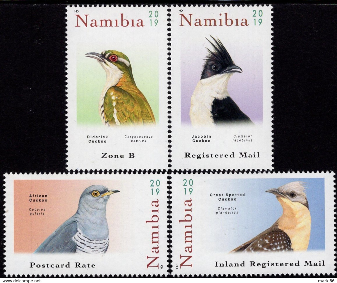 Namibia - 2019 - Cuckoos Of Namibia - Mint Stamp Set - Namibie (1990- ...)