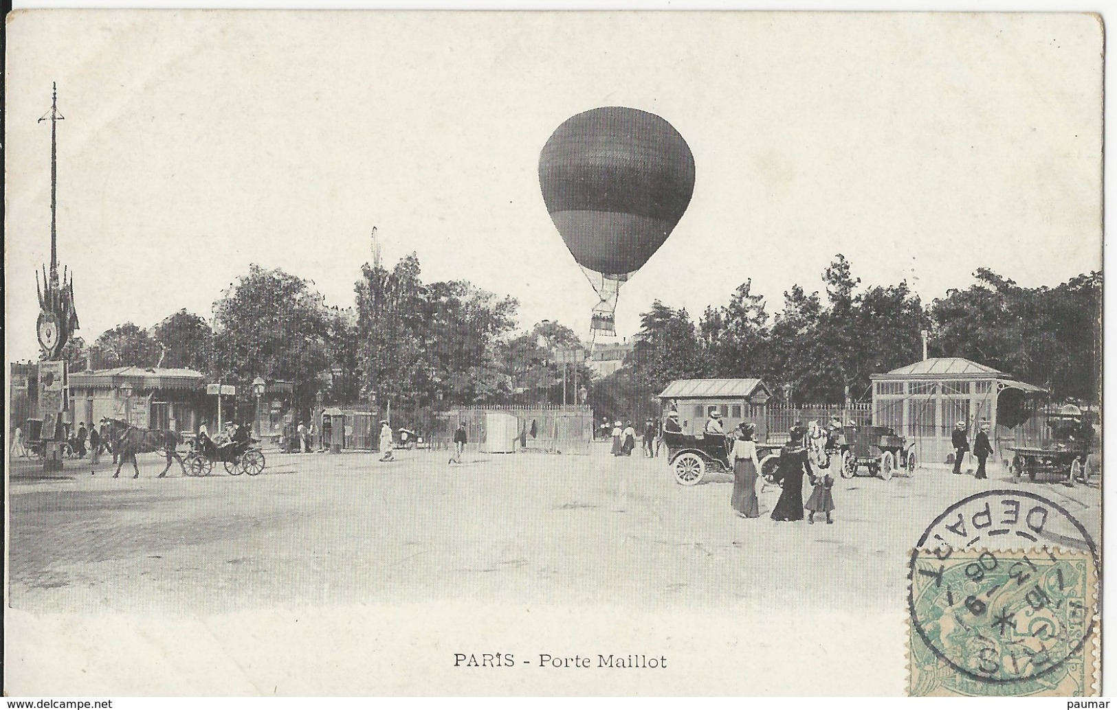 Paris    Porte Maillot     Aérodrome     Dirigeable - Sonstige & Ohne Zuordnung