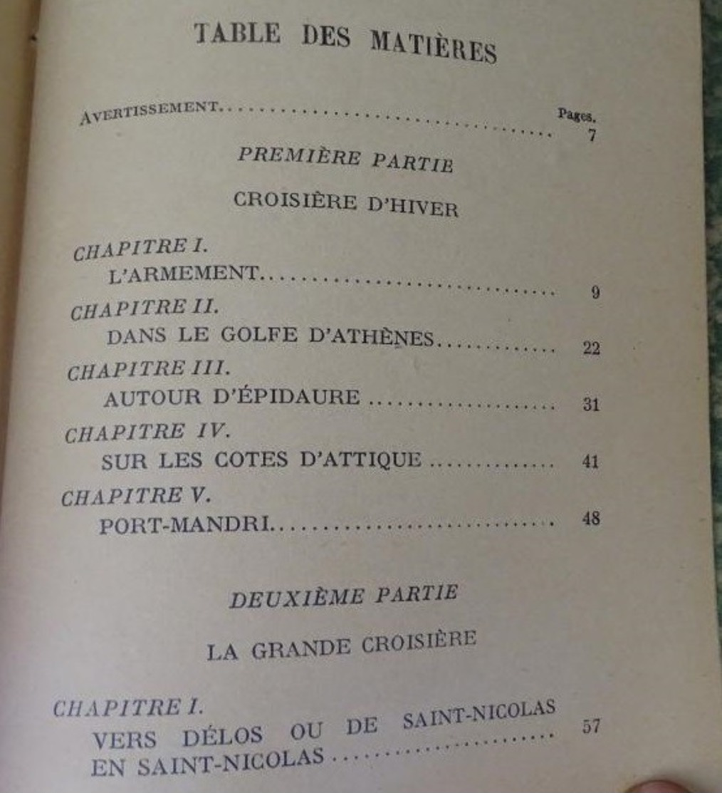 la croisière de perlette - 1700 milles dans la mer égée - marthe oulié hermine de saussure - 1926