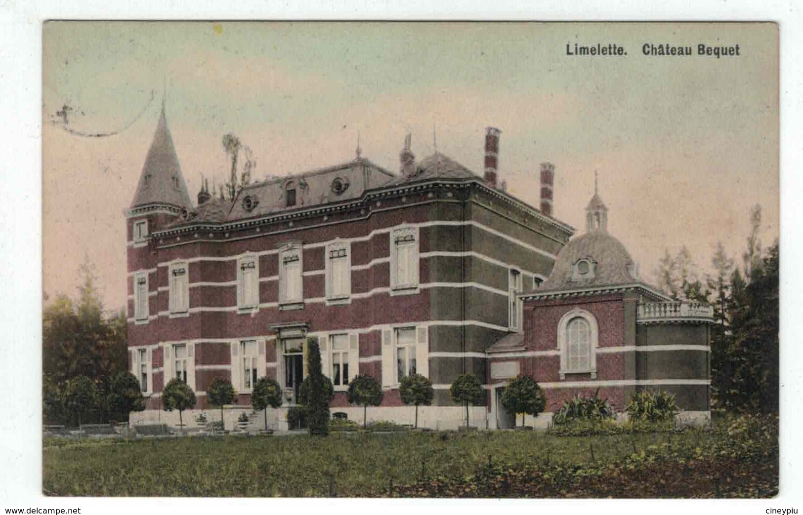 Limelette - Château Bequet - Colorisée  - Ed. V.Ghenne - Ottignies-Louvain-la-Neuve