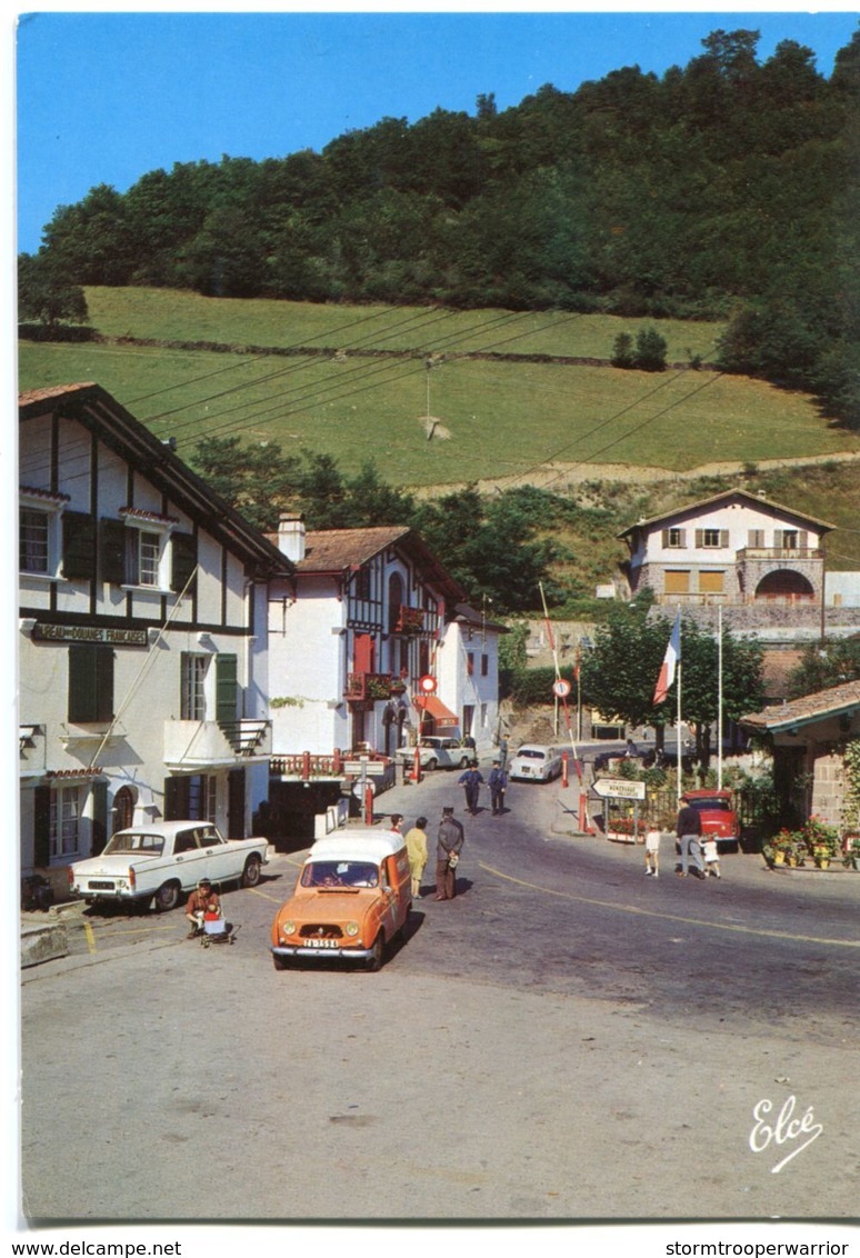 PAYS BASQUE Arnéguy La Frontière Bureaux De La Douane - 4L - Arnéguy