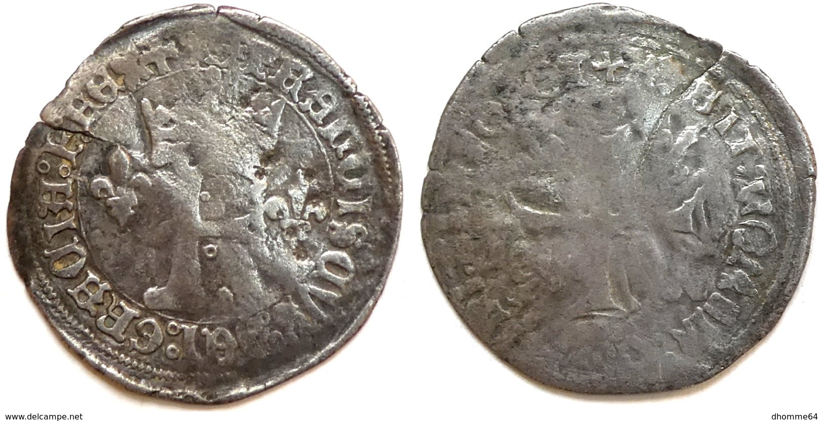 18-FRANCE MÉDIÉVALE - François Ier - Blanc Franciscus Ou Dizain (1,63 G) - 1515-1547 François 1er