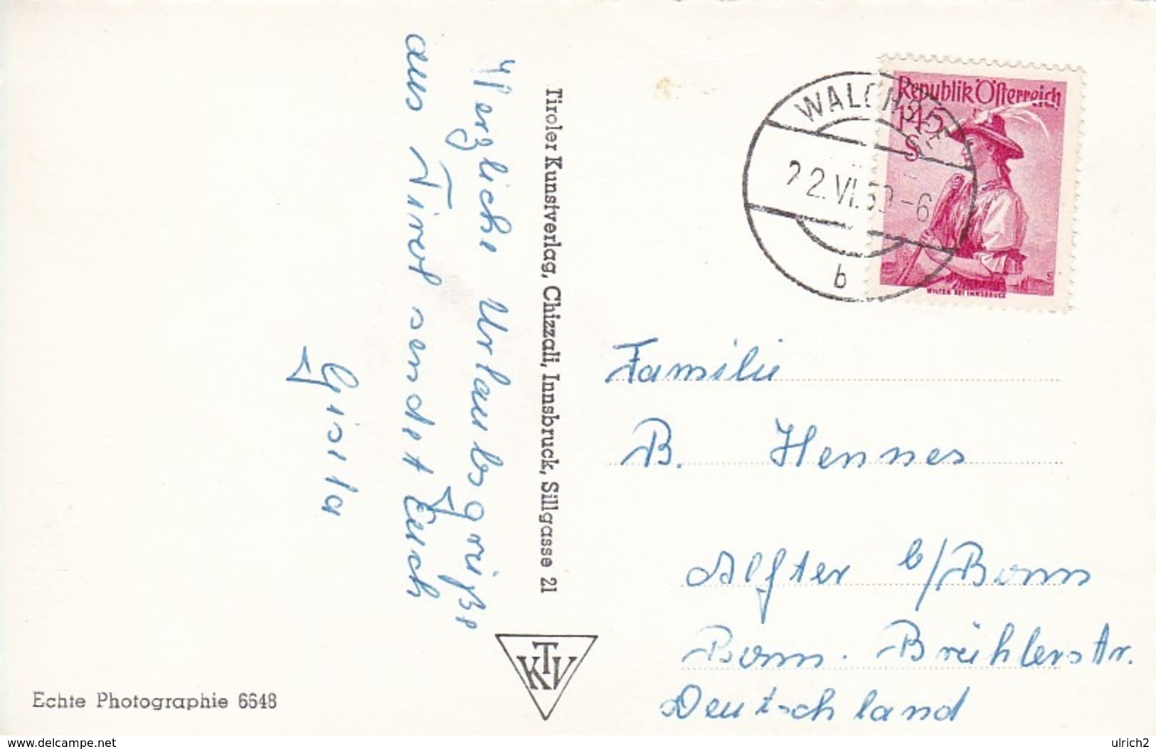 AK Walchsee In Tirol - Mehrbildkarte - 1959 (43467) - Kufstein