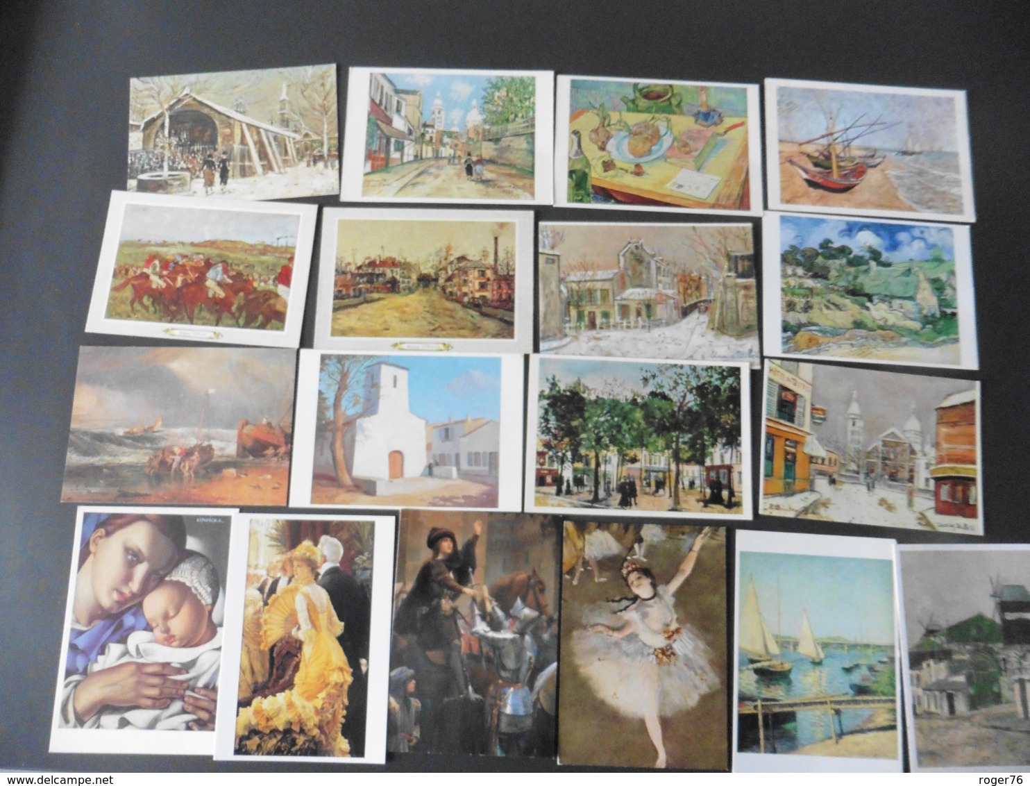 LOT   DE   360   CARTES  POSTALES     REPRODUCTIONS    DE   TABLEAUX - 100 - 499 Cartes