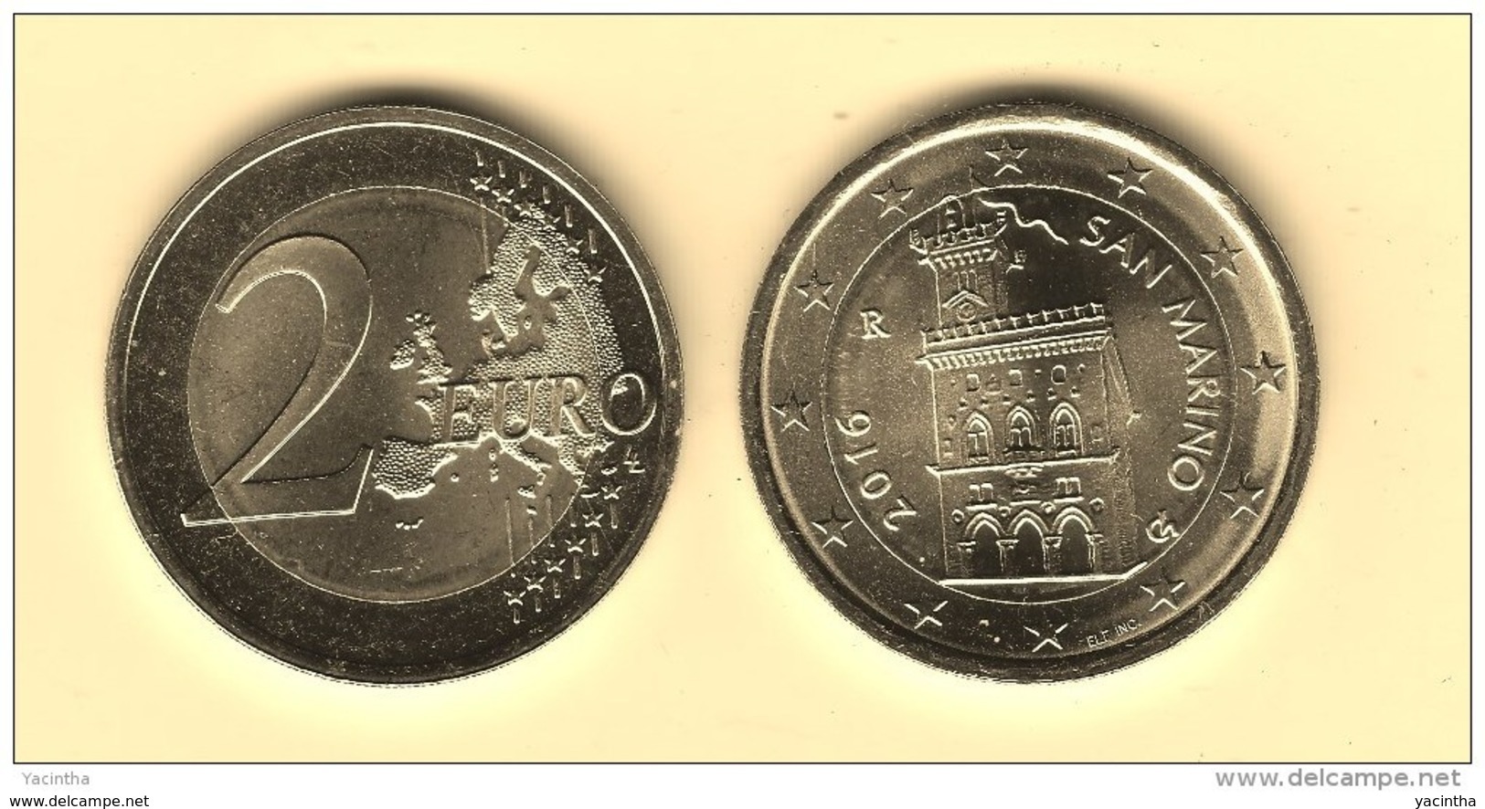 San Marino     2 Euro  2011   UNC - San Marino