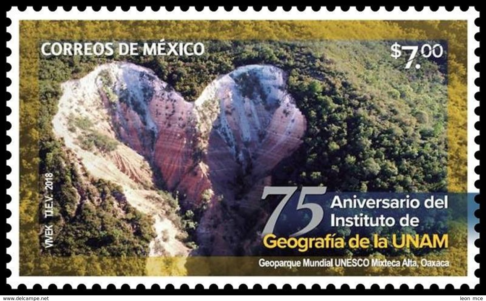 2018 MÉXICO Instituto De Geografía De La UNAM, MNH Institute Of Geography, UNESCO Mixteca Alta World Geopark Of Oaxaca - México