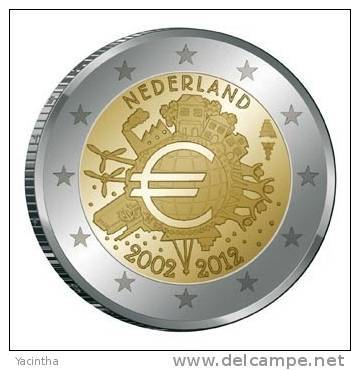 @Y@  Nederland  2 Euro  Com.   10 Jaar Euro  2002-2012 - Pays-Bas