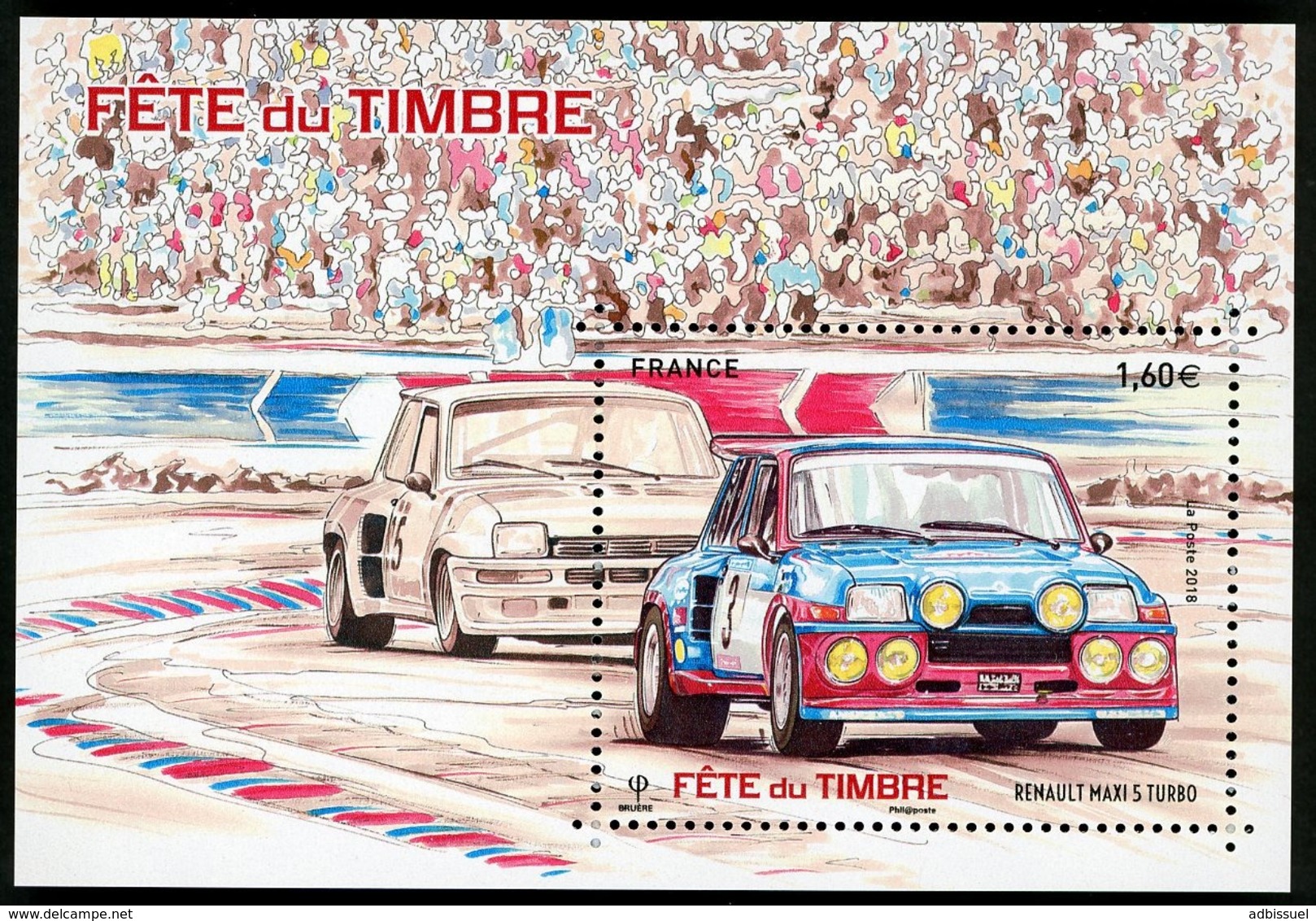 FRANCE Blocs & Feuillets F 5205 / Fête Du Timbre Renault Maxi 5 Turbo / ** MNH. TB - Mint/Hinged