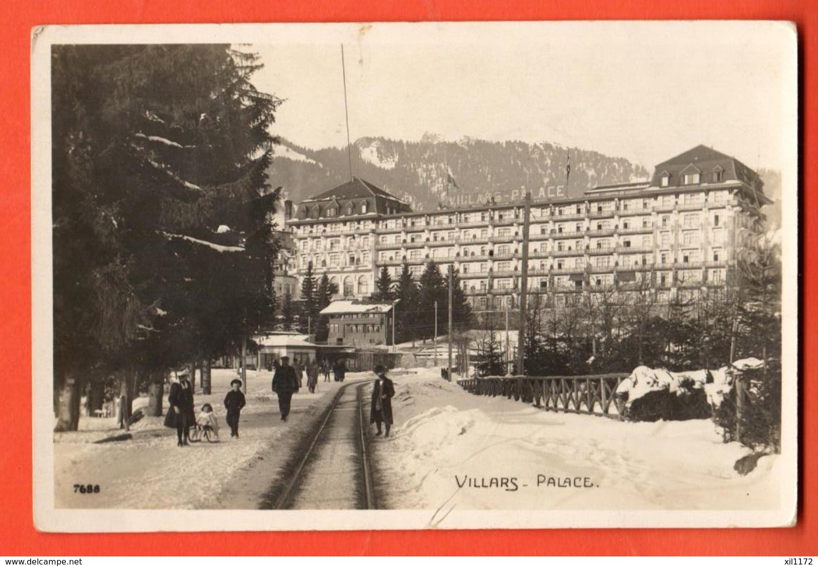 MTV-16 Villars Palace  TRES ANIME: Perrochet-Matile 7688 Circulé 1930 - Roche