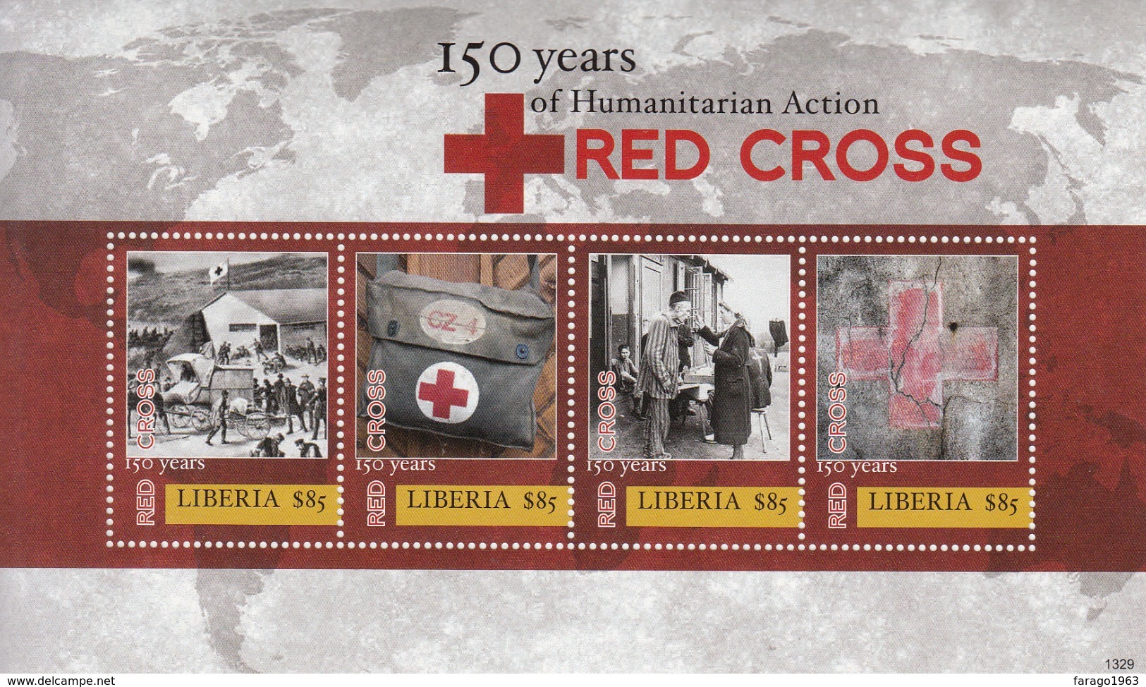 2013 Liberia Red Cross Health Miniature Sheet Of 4 MNH - Liberia