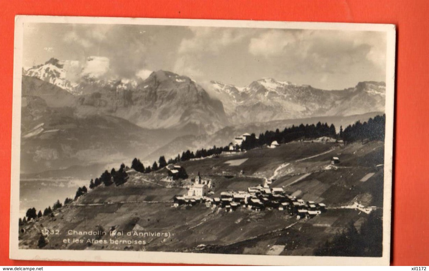 MTV-23  Val D'Anniviers Chandolin Et Alpes Bernoises. Circulé 1933 - Chandolin