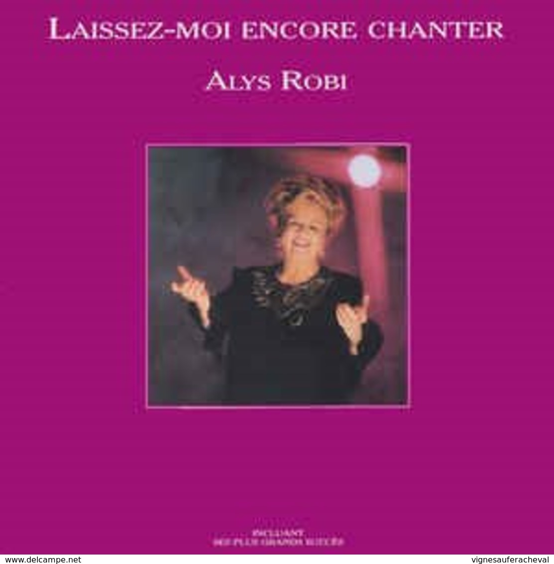 Alys Robi- Laissez Moi Encore Chanter - Comiche