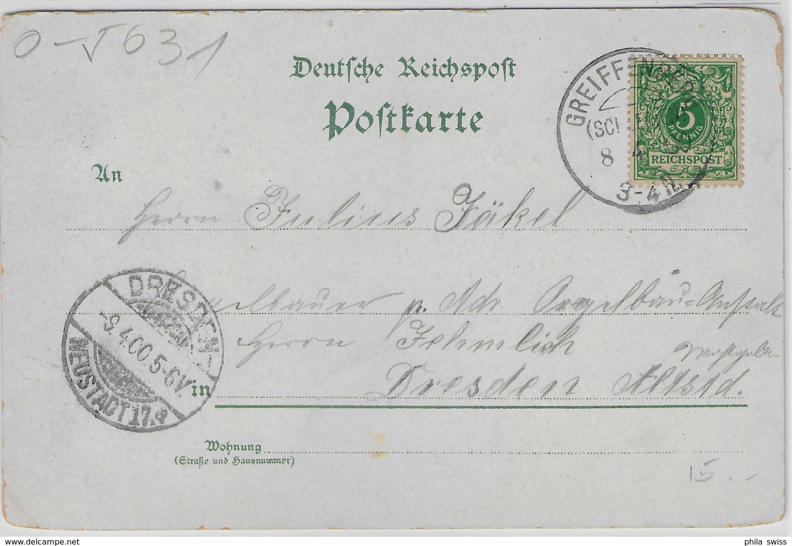 Gruss Aus Flinsberg - Leopoldsbad, Totalansicht - Chromo  Lithographie 1900 - Nordschleswig
