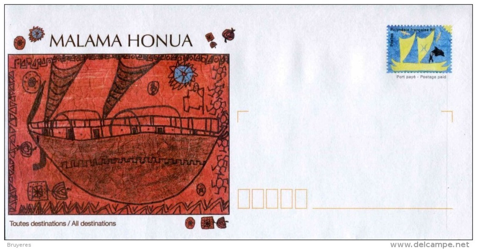 Entier Postal De 2014 Sur Env. Avec Timbre Et Illust. "Malama Honua" - Prêt-à-poster