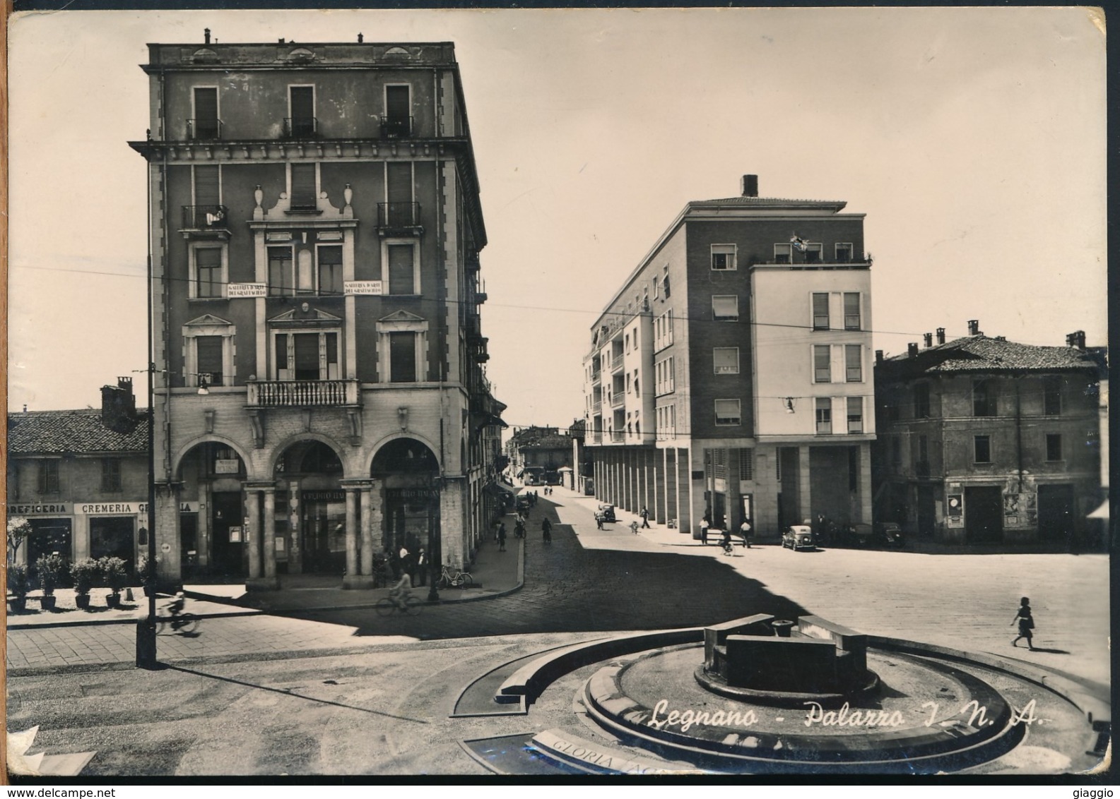 °°° 14089 - LEGNANO - PALAZZO INA (MI) 1954 °°° - Legnano