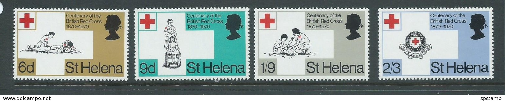 St Helena 1970 Red Cross Set Of 4 MNH - Saint Helena Island