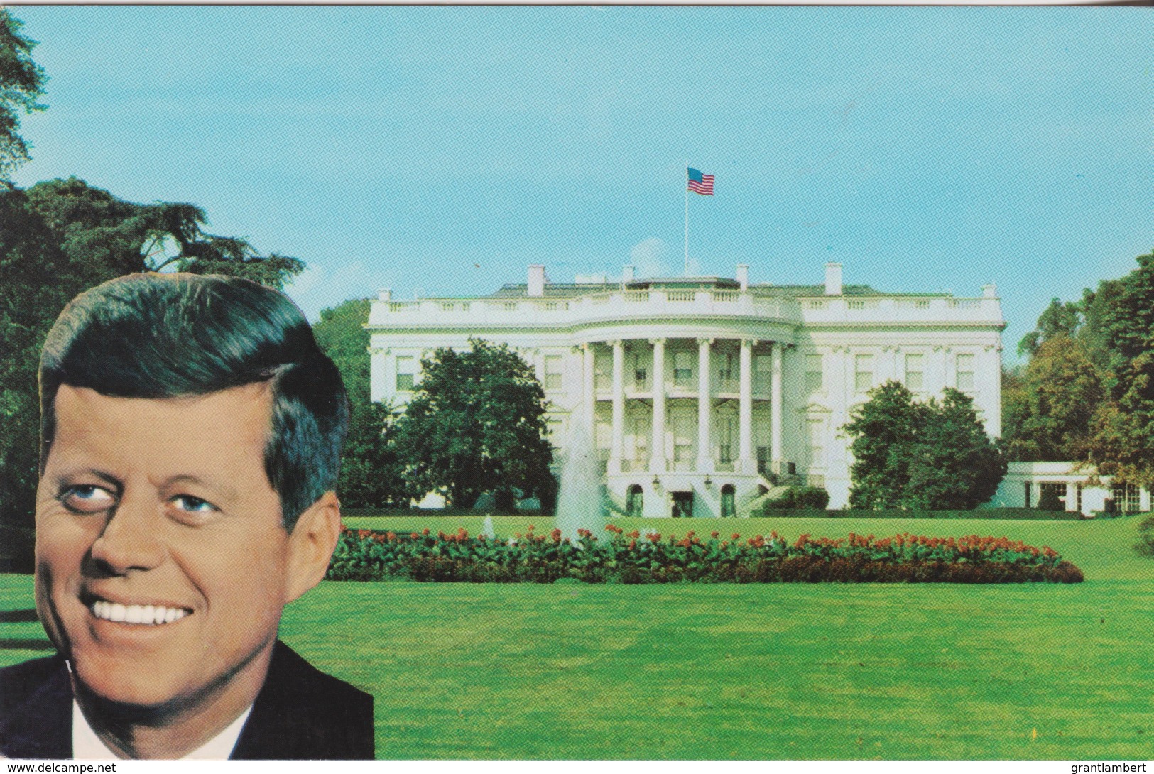 The White House With John Kennedy, Washington DC, USA - Unused - Washington DC