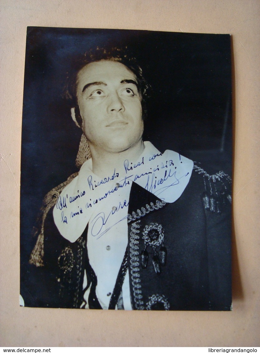 Autografo Aurelio Oppicelli Baritono Loreley Teatro Comunale Modena 1955 - Altri & Non Classificati