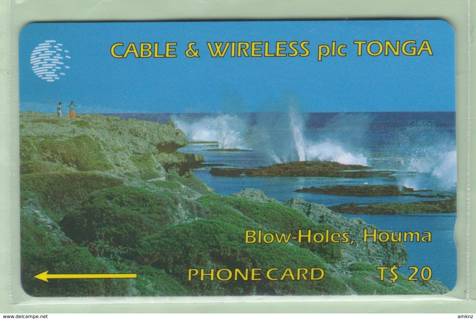 Tonga - 1994 First Issue - $20 Blow Holes - TON-3 - VFU - Tonga