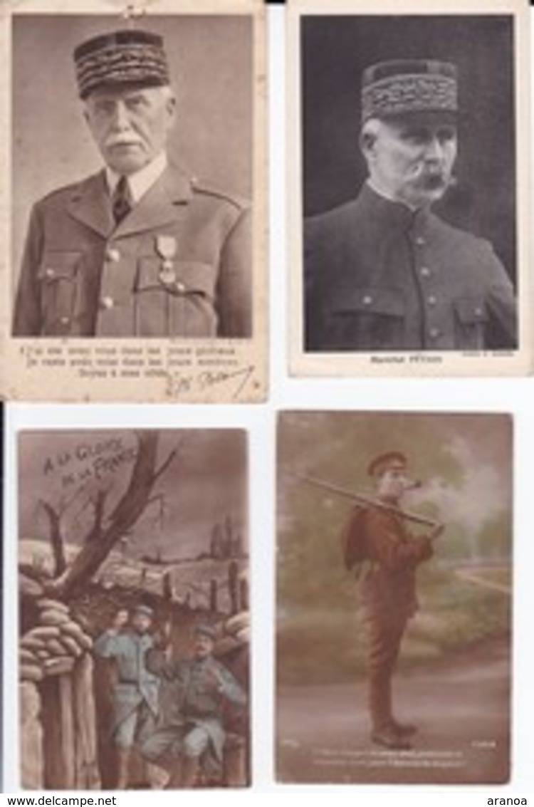 Militaria (01) -- Lot de 80 cartes