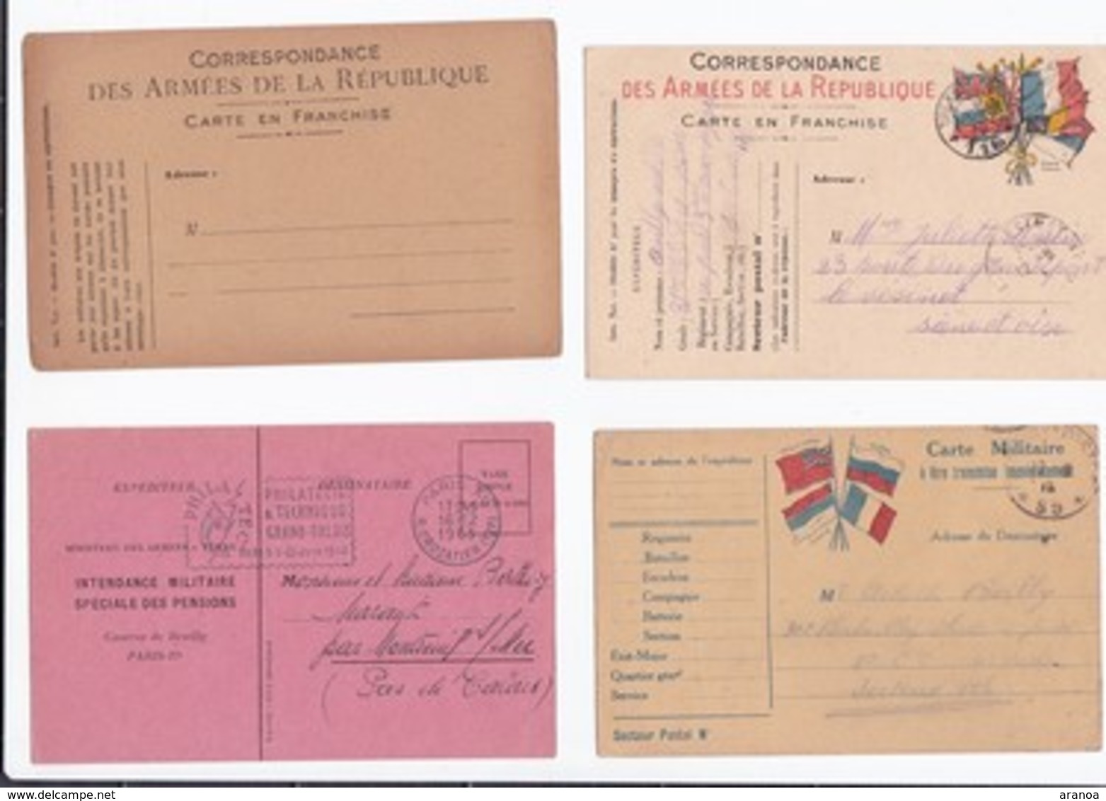 Militaria (02) -- Lot de 94 cartes