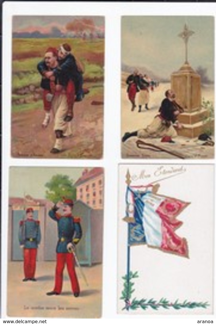 Militaria (02) -- Lot de 94 cartes