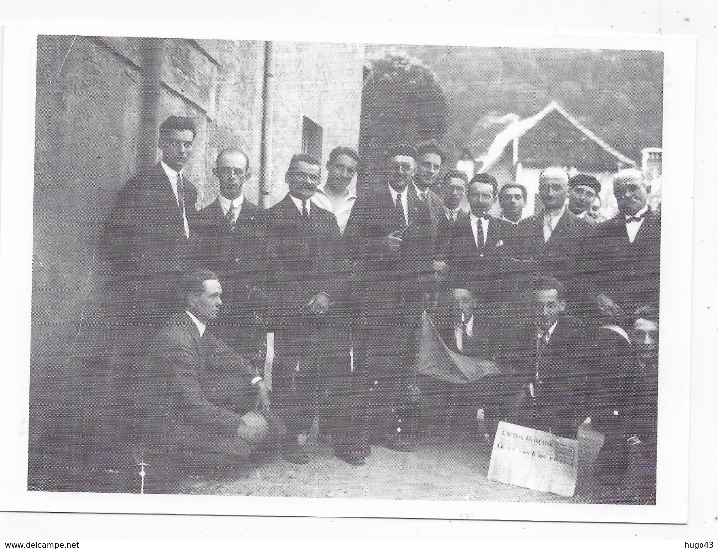 (RECTO / VERSO) VESOUL - HISTOIRE DE L' AF VESOUL - VENTE A LA CIREE PENDANT LE TOUR DE FRANCE 1929 - CPM GF NON VOYAGEE - Vesoul