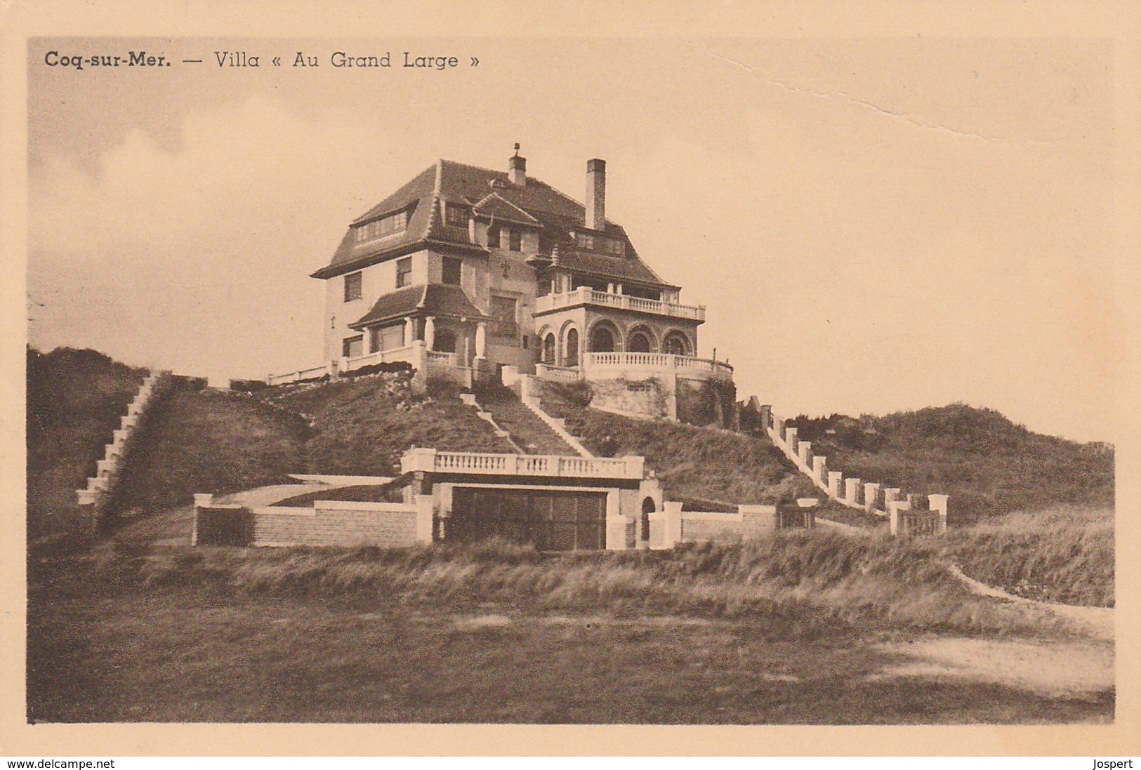 De Haan, Coq Sur Mer, Villa "Au Grand Lanrge", 2 Scans - De Haan