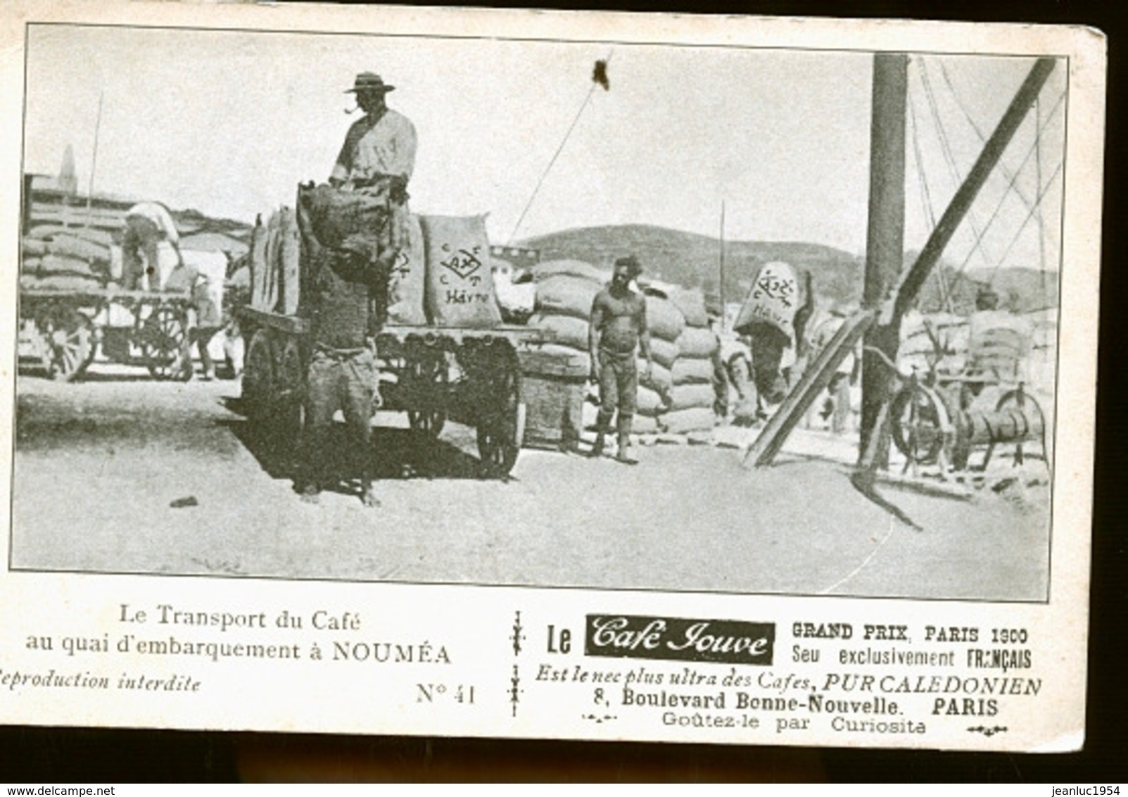 NOUMEA LE TRANSPORT DU CAFE - Nouvelle Calédonie