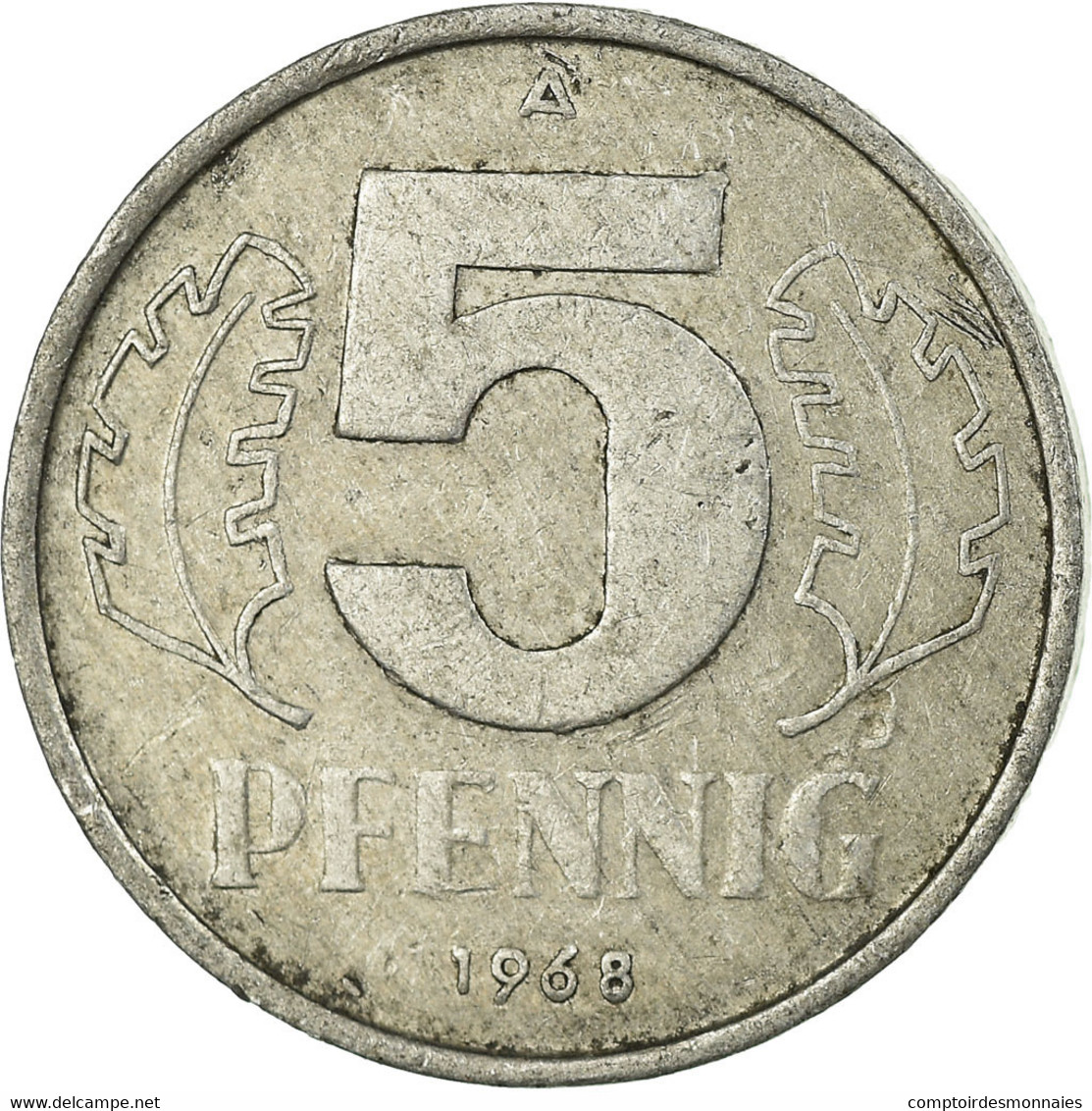 Monnaie, GERMAN-DEMOCRATIC REPUBLIC, 5 Pfennig, 1965, Berlin, TTB, Aluminium - 5 Pfennig