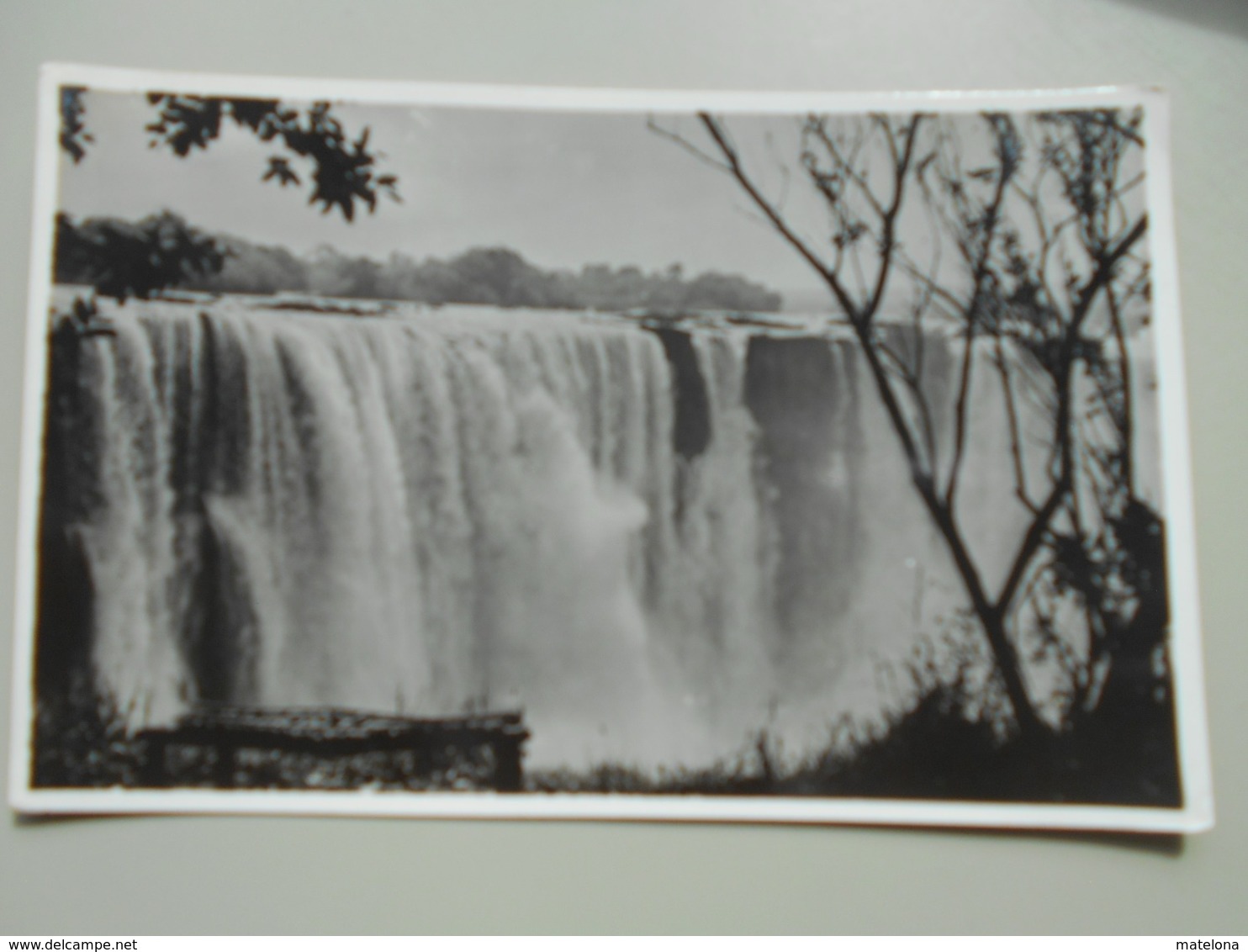 ZIMBABWE VICTORIA FALLS A VIEW OF THE MAIN FALLS FROM THE RAIN FOREST - Zimbabwe