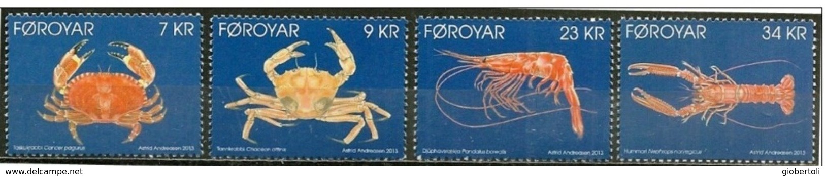 Faroer/Faroe/Féroé: Crostacei Diversi, Different Crustaceans, Différents Crustacés - Crostacei