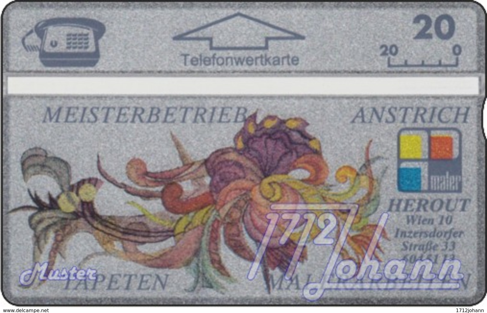 AUSTRIA Private: *Maler Herout (RS Bedr.)* - SAMPLE [ANK P61A] - Oesterreich