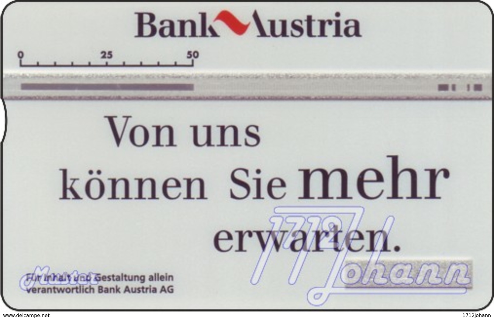 TWK Österreich Privat: "Bank Austria - Schubert" (704L) Gebr. - Oesterreich