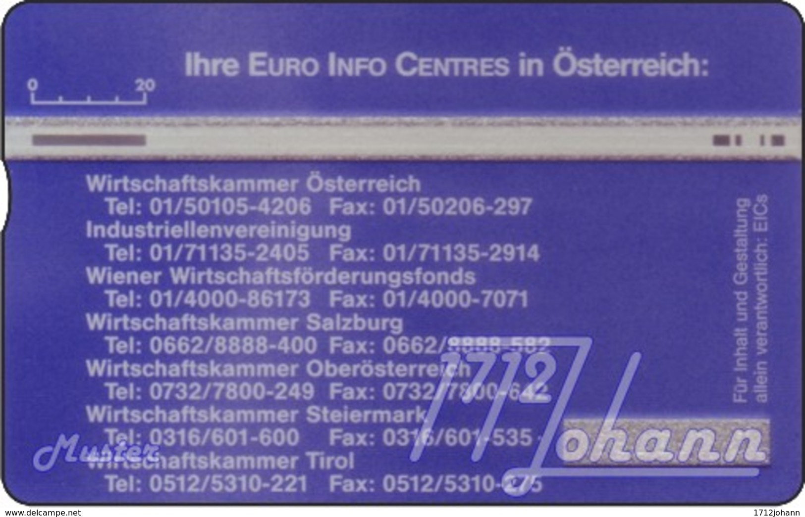 TWK Österreich Privat: "Euro Info Centre" Gebr. - Oesterreich