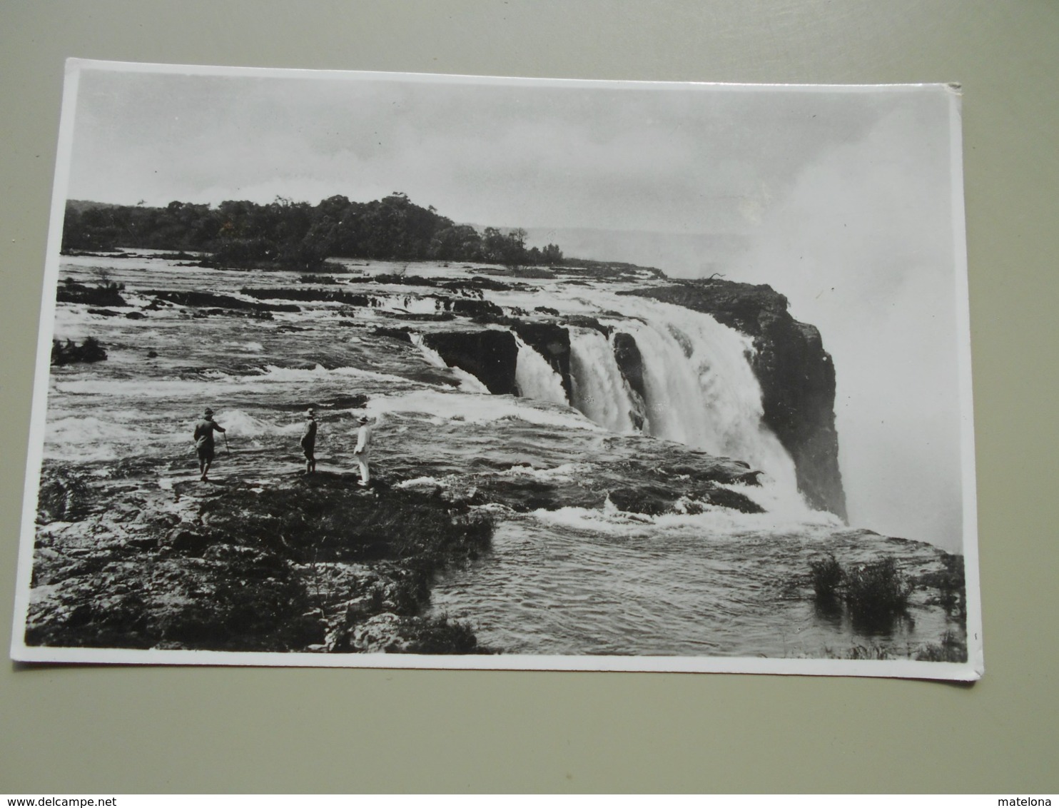 ZIMBABWE  VICTORIA FALLS THE RAPIDS ABOVE THE MAIN FALLS AS SEEN FROM CATARACT ISLAND - Zimbabwe