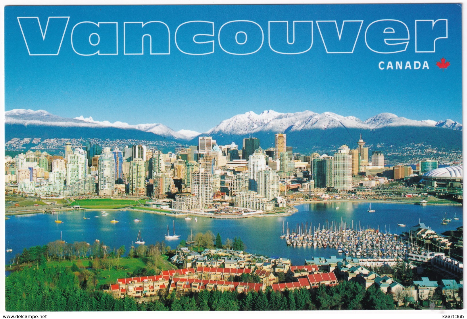 Vancouver - Snowy Mountains In The City -  (B.C., Canada) - Vancouver