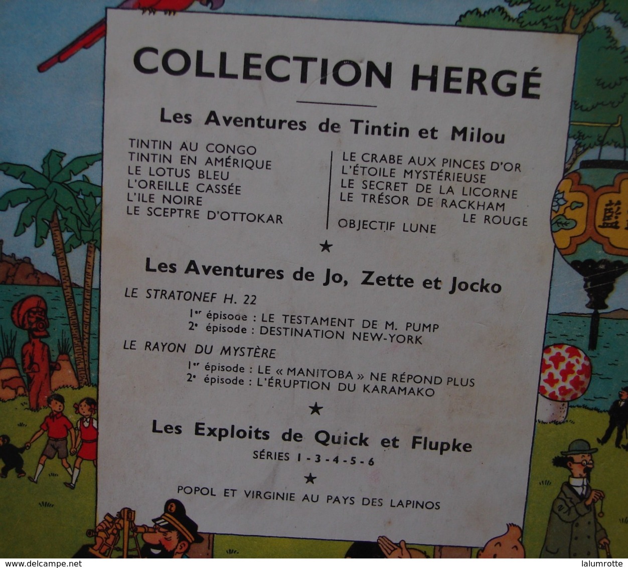 BD. 41. Le testament de M. Pump et Destination New York, le stratonef H.22. Hergé1951