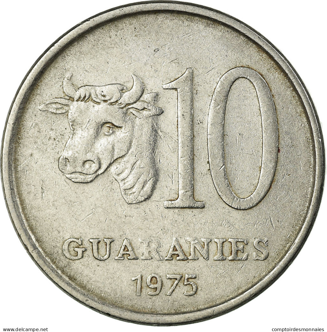 Monnaie, Paraguay, 10 Guaranies, 1975, TTB, Stainless Steel, KM:153 - Paraguay
