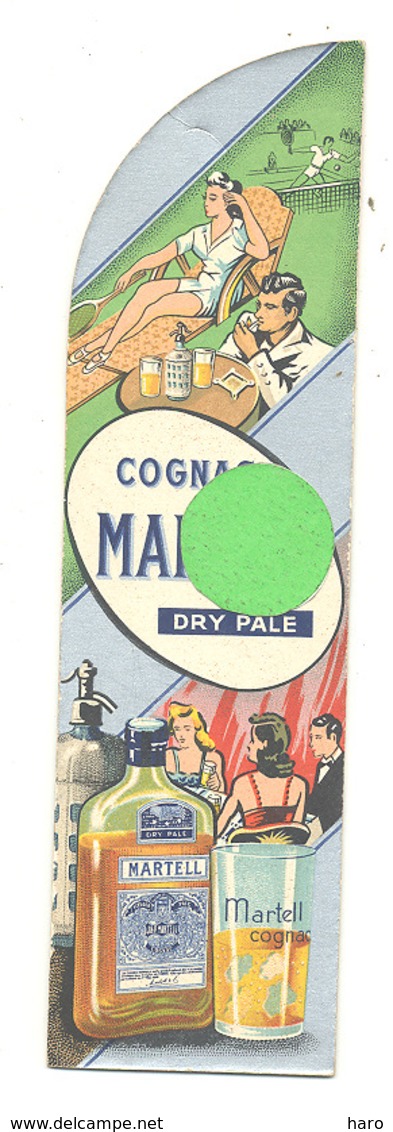 Marque-pages Publicitaire - Cognac " MARTELL "  Cordon Bleu Et  Dry Pale - Alcool (b260) - Bladwijzers