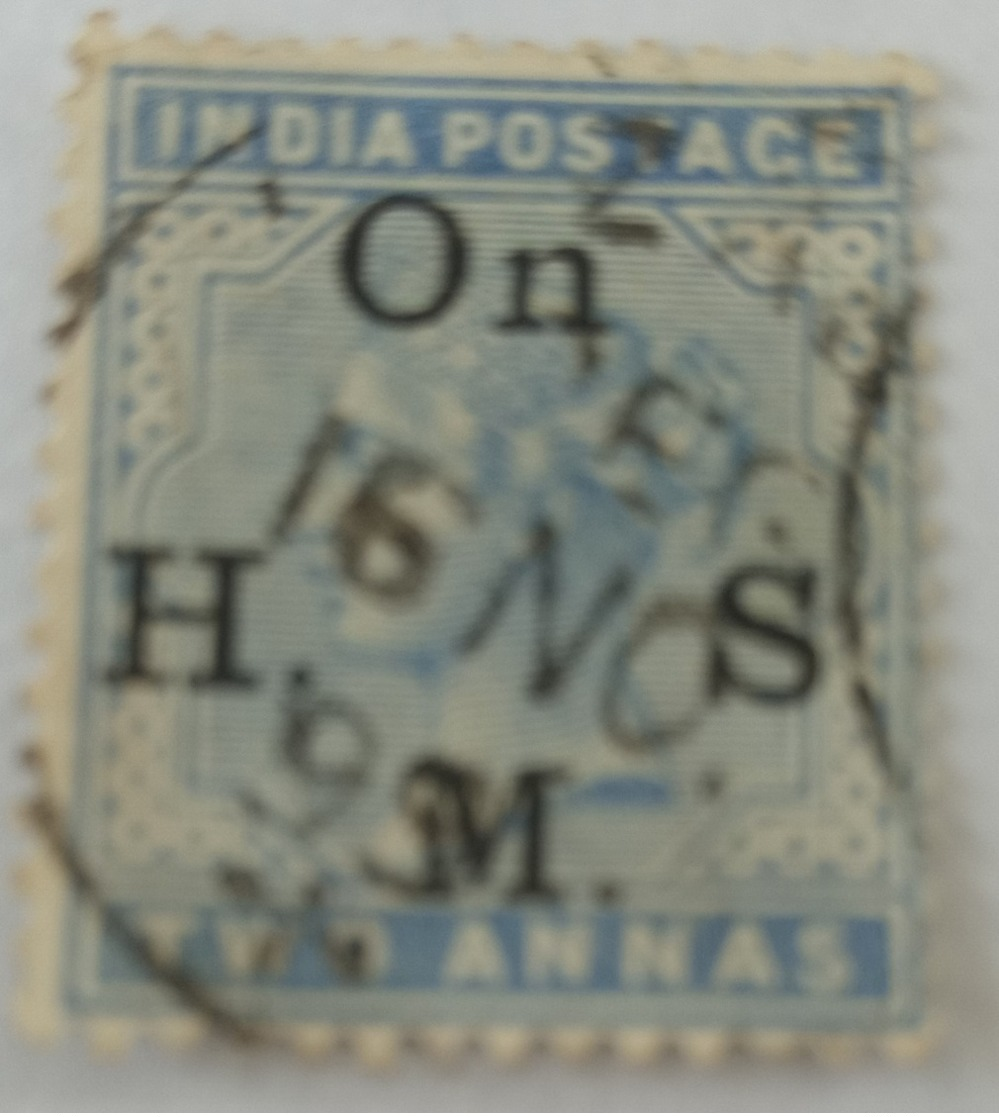 India Inde Victoria Used Stamp.2 Anna .India Postage - 1882-1901 Empire